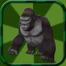 Gorilla on Raft Simulator – Catching Fish 2017 app icon