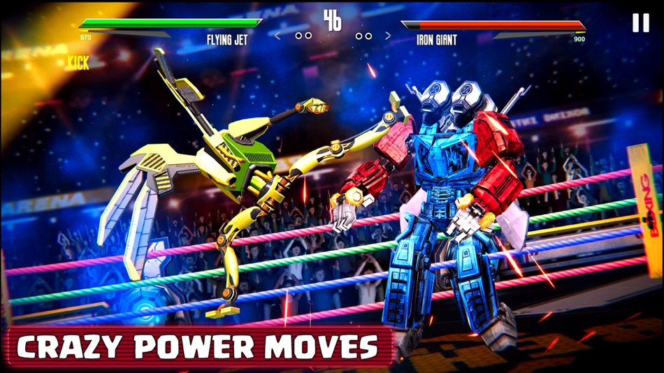 #8. Kick Boxing Robots (iOS) 由: Malik Muhammad Waseem Akram