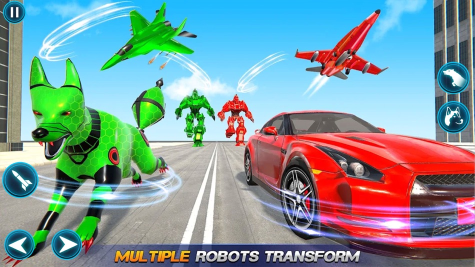 #3. Jackal Robot Car Transform (iOS) Bởi: The Game Storm Studios (Pvt) Ltd