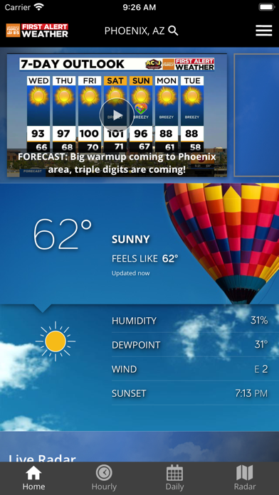 AZFamily's First Alert Weather Screenshot