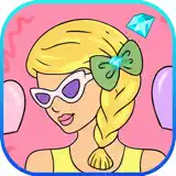 Coloring game for kids With fashion - 앱 아이콘