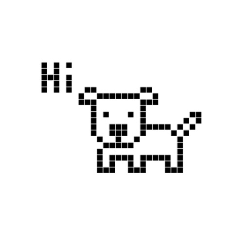 Animated Pixel Dog Stickers for iMessage