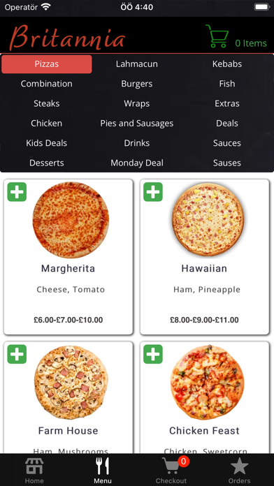 Britannia Kebab Pizza Screenshot