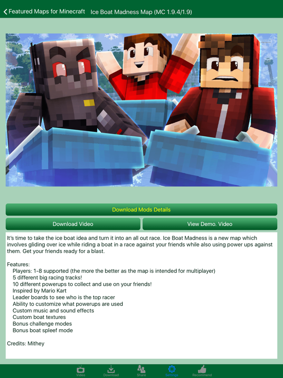 Screenshot #6 pour Featured Maps for Minecraft