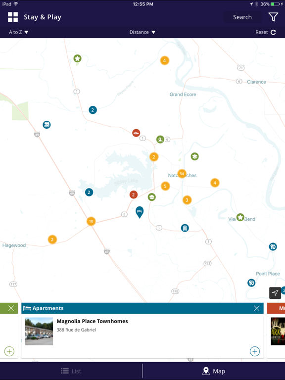 Go Natchitoches iPad screenshot 5 - Travel app