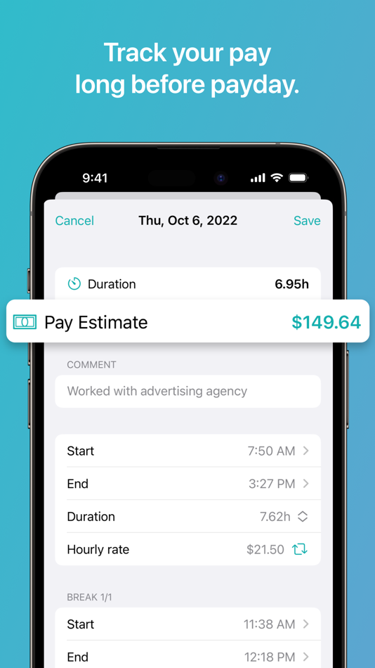 #2. Logger - Time Clock Hours Log (iOS) 게시자: Trent Morris