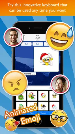 Game screenshot Animated Emoji Keyboard apk