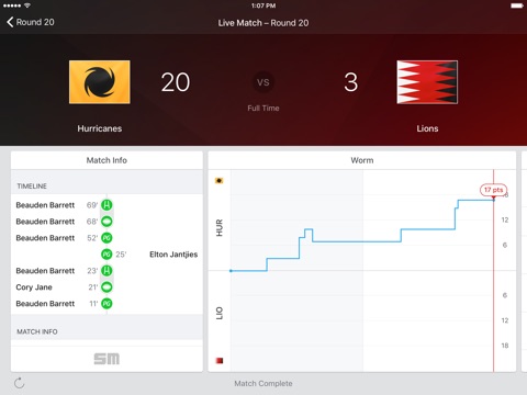 Union Live for iPad screenshot 2