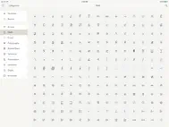 Symbols - unicode keyboard ipad bilder 0