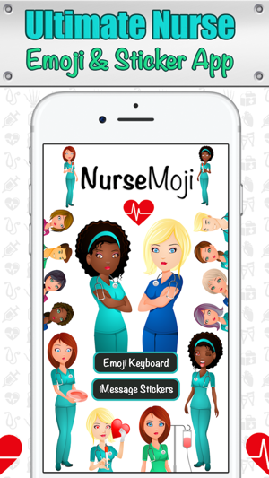 ‎NurseMoji - All Nurse Emojis and Stickers! Screenshot