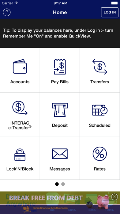 Leading Edge Credit Union Screenshot