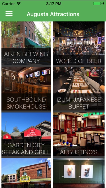 Masters Golf Augusta Attractions