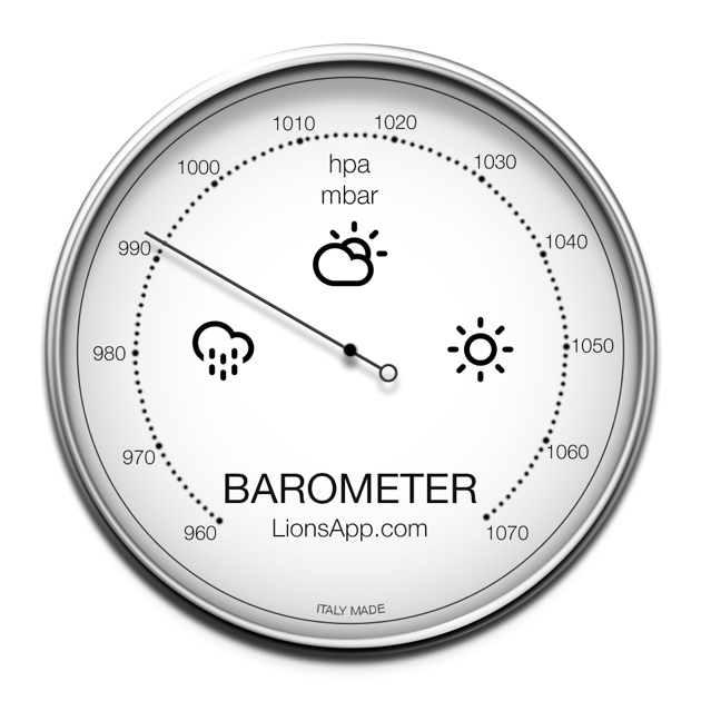 Barometer Vector Icon.Outline Vector Icon Isolated on White Background  Barometer . Stock Vector - Illustration of change, pointer: 180763501