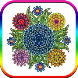 Coloring Beautiful Mandala New Theme app icon