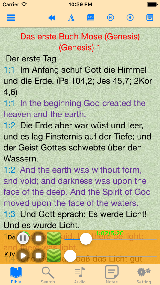 Schlachter English Audio bible - 1.5 - (iOS)