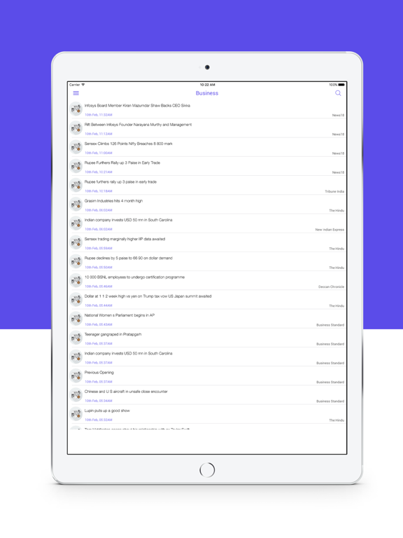 NewsBuzz - Get detailed news from India & World iPad screenshot 5 - News app