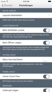 jfcontrol remote lite - allround fernbedienung iphone bildschirmfoto 4