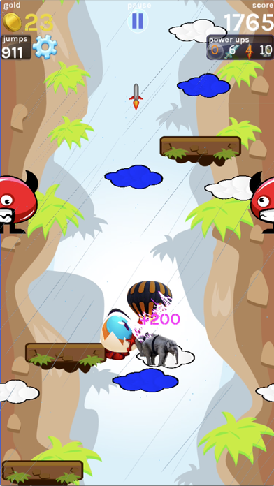 Jumpy Cloud Heroes Screenshot 2