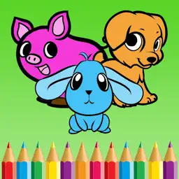 Pet Painting, Coloring and Drawing Animal for Kids app icon