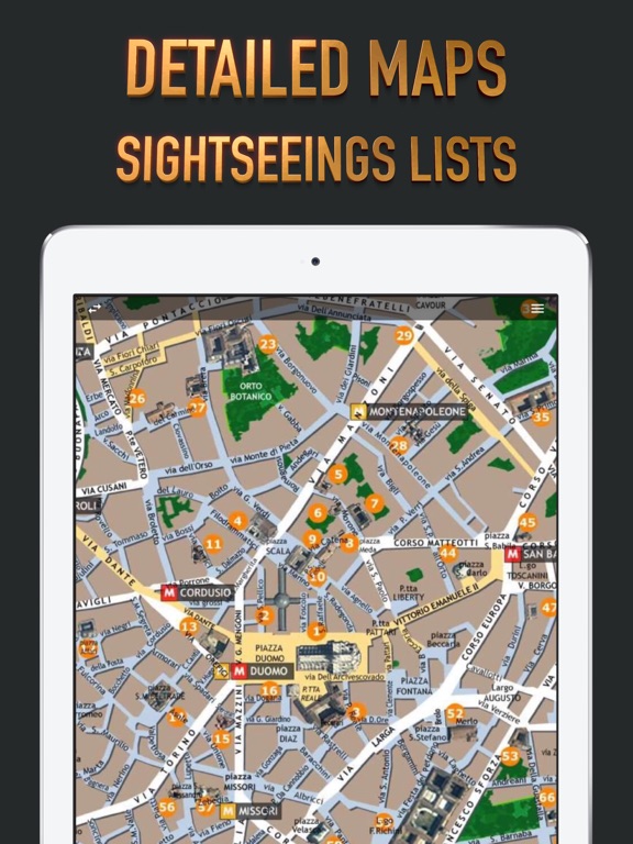 Milan Metro and Transport iPad screenshot 9 - Travel app