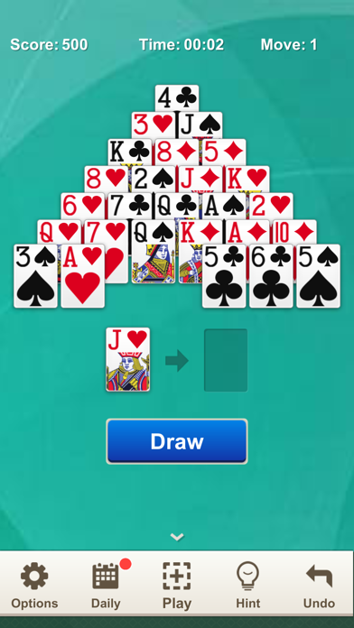 Solitaire Pyramid - Card Game Screenshot