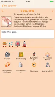 womanlog pregnancy pro iphone bildschirmfoto 2