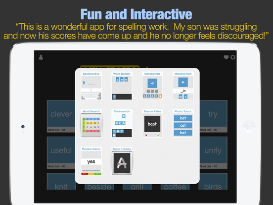 Screenshot #5 pour Fifth Grade Spelling Words