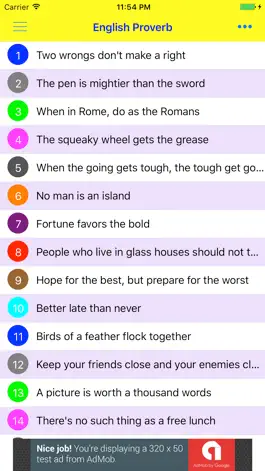 Game screenshot English Proverb mod apk