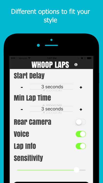 Whoop Laps - Motion activated lap timing system