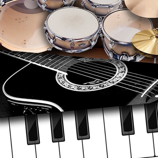 Band4U - Free - Piano Drums Guitar - All in one iOS App