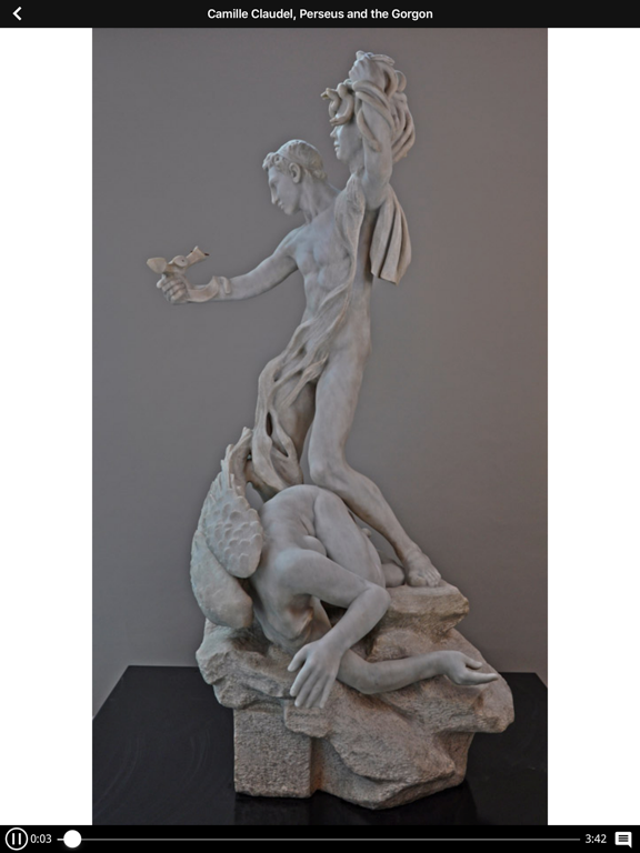 Camille Claudel Museum iPad screenshot