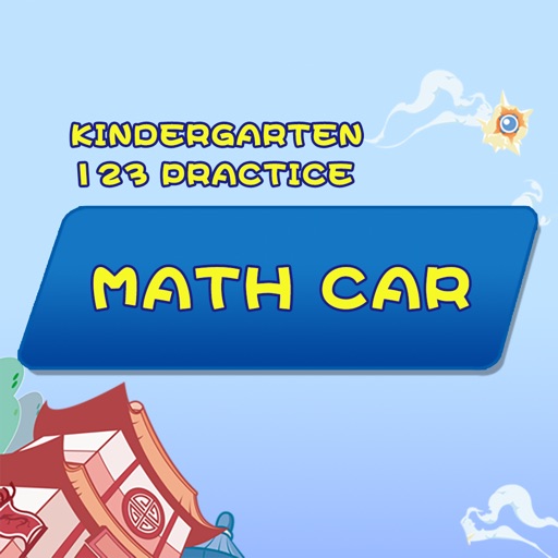 Kindergarten  123 practice-Math car icon