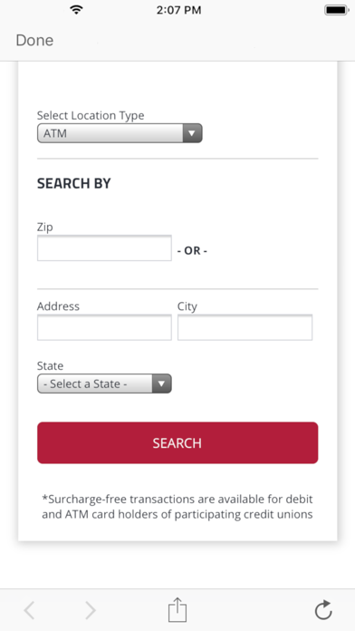 Cabrillo Credit Union Screenshot