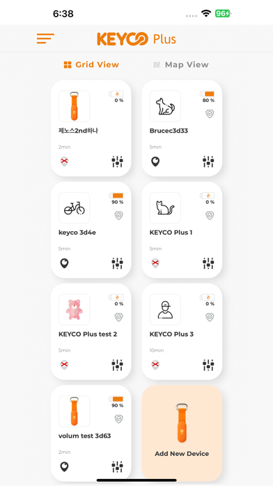 KEYCO Plus - GPS Tracker Screenshot
