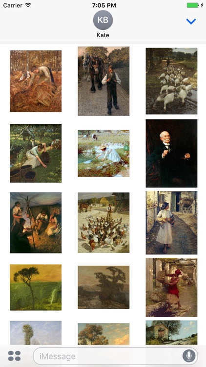 Henry Herbert La Thangue Artworks Stickers