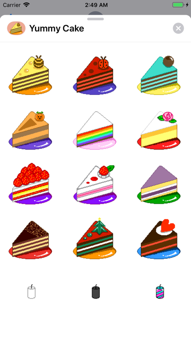 Pixel Cake Wonder Art Stickers Screenshot