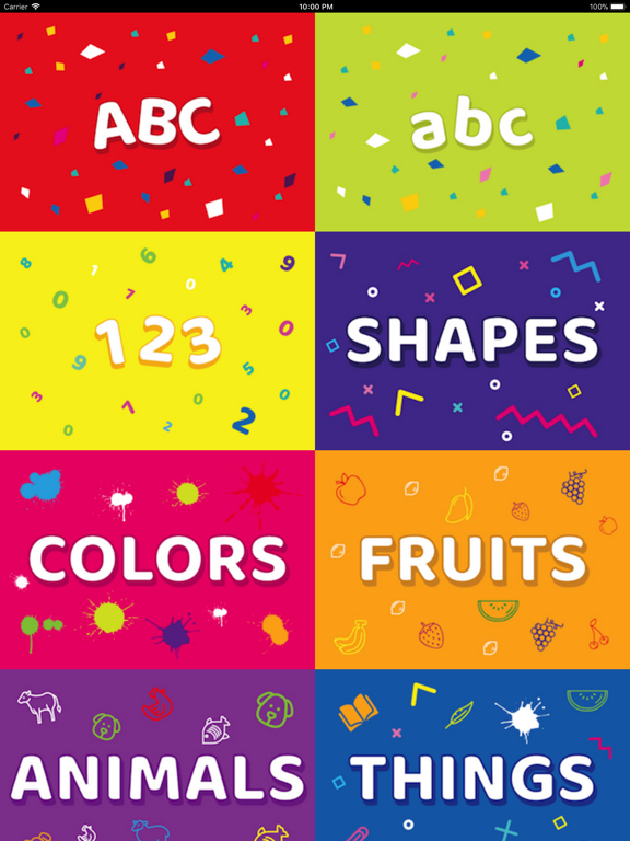 EasyLearning4Kids iPad screenshot 1 - Education app