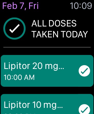 Apple Watch screenshot