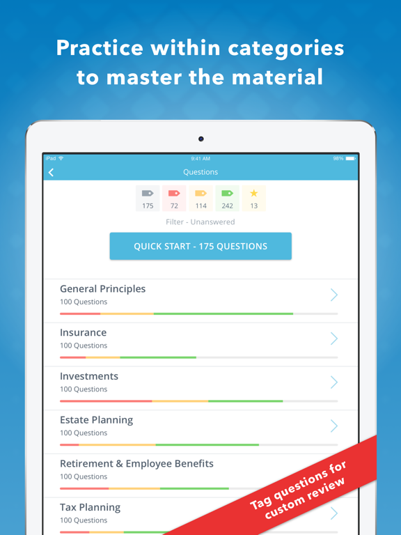 CFP Mastery iPad screenshot 4 - Education app