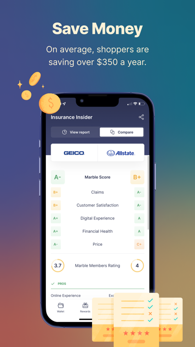 Marble: Insurance Rewards Screenshot