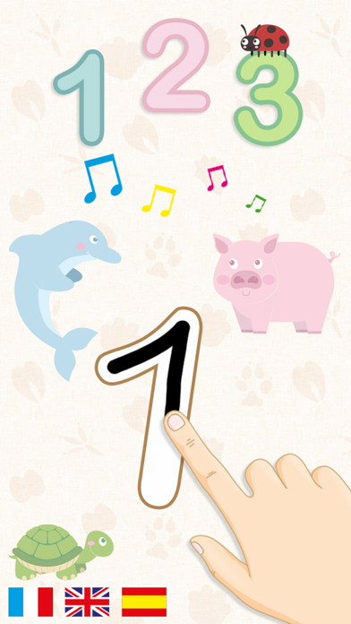 Screenshot #1 pour 123 les Nombres : Animaux - Apprendre à Compter