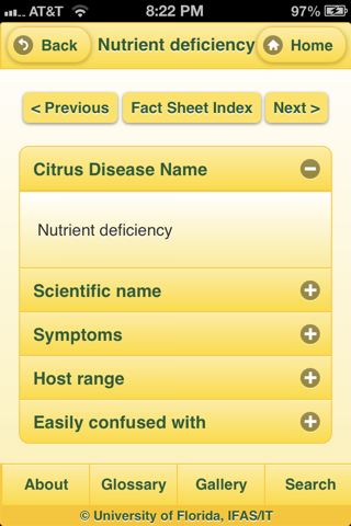 NPDN Citrus Diseases screenshot 2