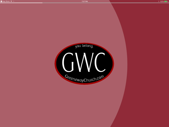 Greeneway Church iPad screenshot 1 - Lifestyle app