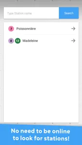 Metro Paris - offline maps screenshot #3 for iPhone