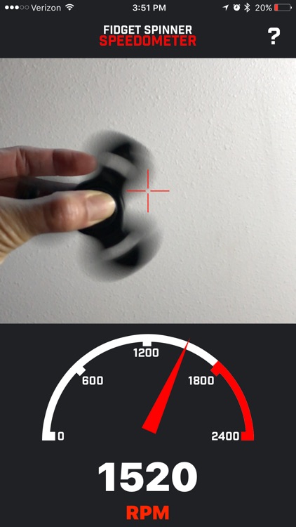 Fidget Spinner Speedometer