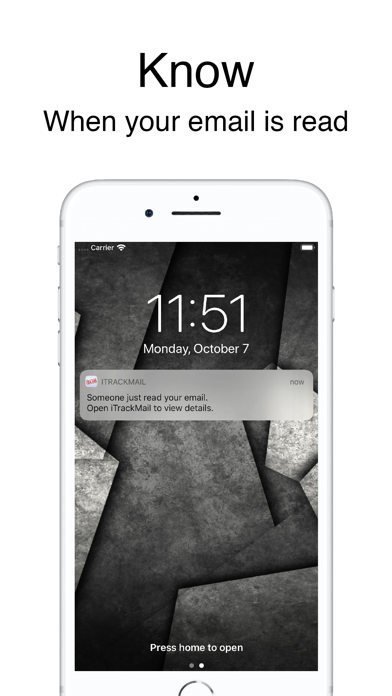 iTrackMail - Email Tracking Screenshot