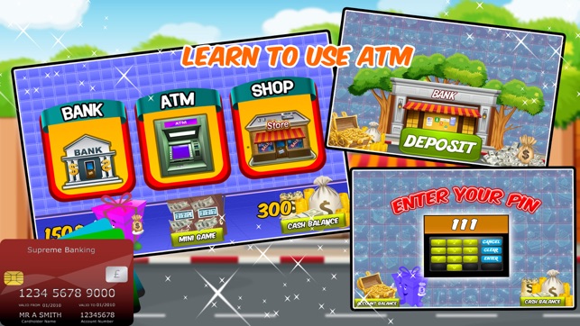ATM取款購物Simulator-信用卡遊戲(圖2)-速報App