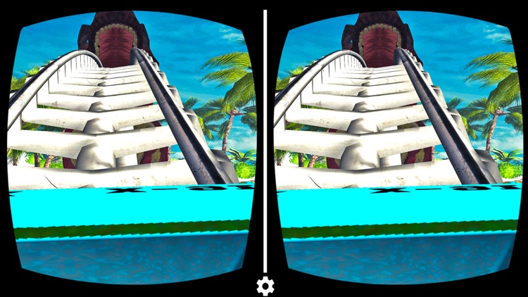 VR Desert Roller coaster : sky visit