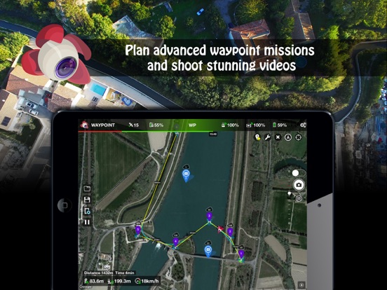 Litchi for DJI Drones iPad app afbeelding 1