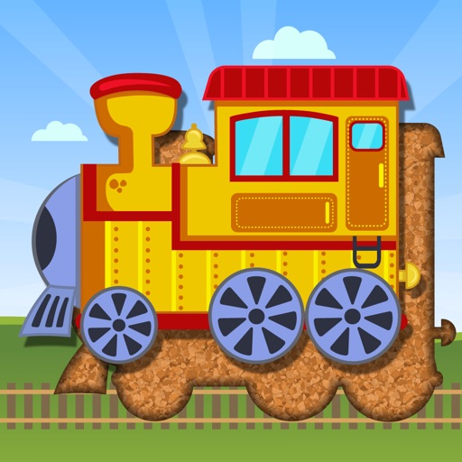 Поезда и транспорт – пазлы для младенцев